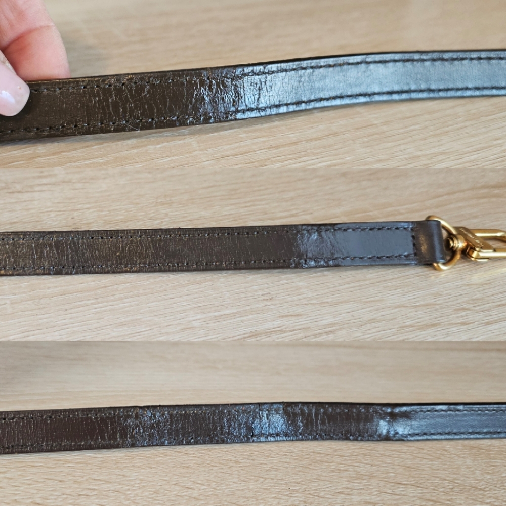 Authentic LOUIS VUITTON Vachetta Leather Strap - Picture 4 of 7